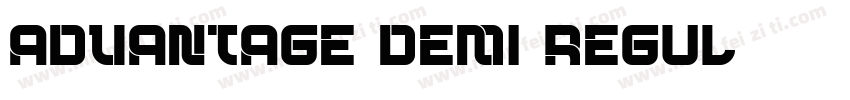 Advantage Demi Regul字体转换